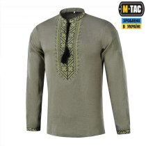 M-Tac вишиванка тактична 100% льон олива XL