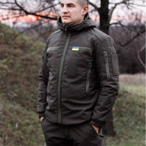Зимова військова куртка Soft Shel (софтшел) хакі