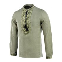 M-Tac вишиванка тактична 100% льон чорний XL