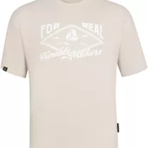 Футболка чоловiча Frontier Big white logo Taupe