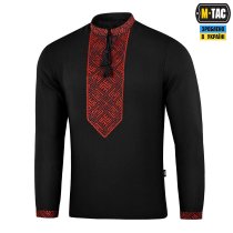 M-Tac вишиванка тактична 100% льон Чорна