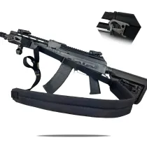Ремінь триточковий RAGNAROK з широким наплічником KRAKEN carbine, Чорний