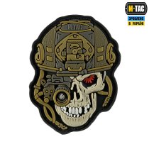 Нашивка (M-Tac) Worn to the bone PVC Black/Coyote